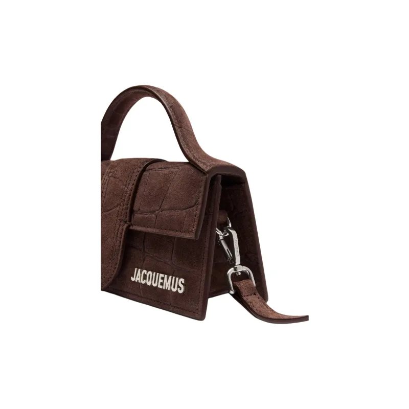 Jacquemus Le Bambino Cow Leather Shoulder Bag, Crossbody Bag, Handbag Mini Women's Dark Brown-3