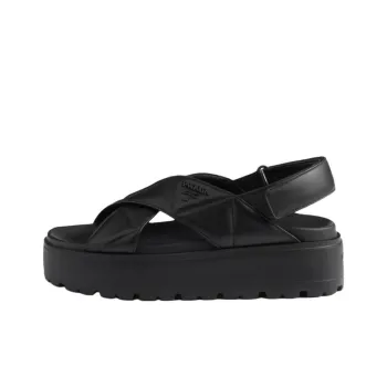 PRADA Strap Sandals 4.5cm Women's Black