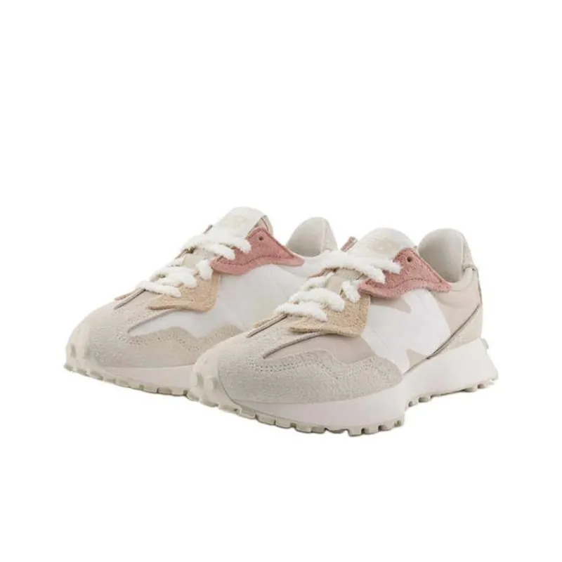 New Balance NB 327 Anti Slip Wear Resistant Low Top Casual Shoes Unisex Ecru-1
