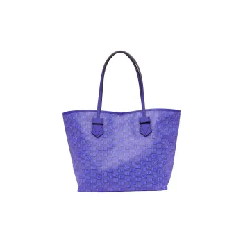MOREAU Textile Fiber Tote Bag Shopping Bag Shoulder Bags Women's Blue