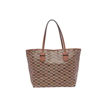 MOREAU Calfskin Tote Bag Shopping Bag Shoulder Bags Women's Brown
