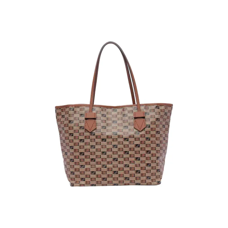 MOREAU Calfskin Tote Bag Shopping Bag Shoulder Bags Women's Brown-0