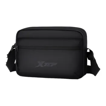 XTEP Waterproof Fabric Bag Unisex Black