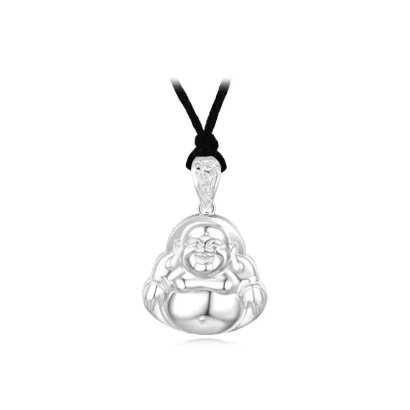 Bailijin S999 Fine Silver Sterling Silver Necklaces Unisex-4