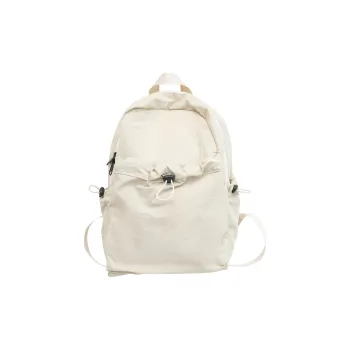 SEVENMOONS Nylon Backpack Regular Unisex White/Black/Gray/Orange/Ginger Yellow