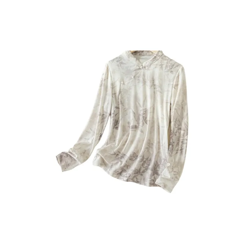 IHIMI T Shirt Women's Light Beige-1