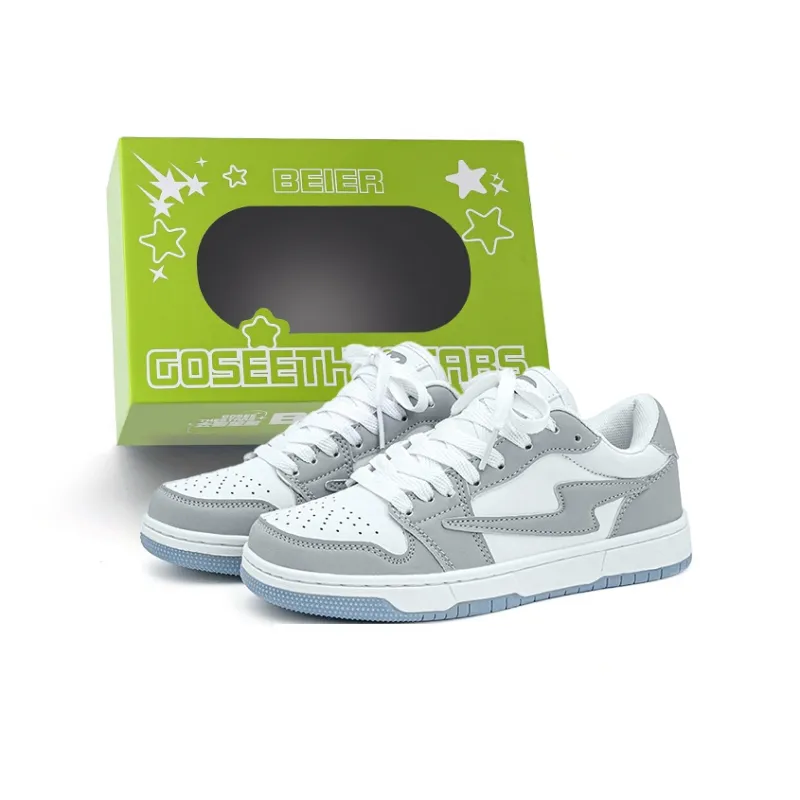 BEIER Lightning Collection Unique And Versatile Classic Vintage Cushioning Balance Low-Top Skateboard Shoes Unisex-18