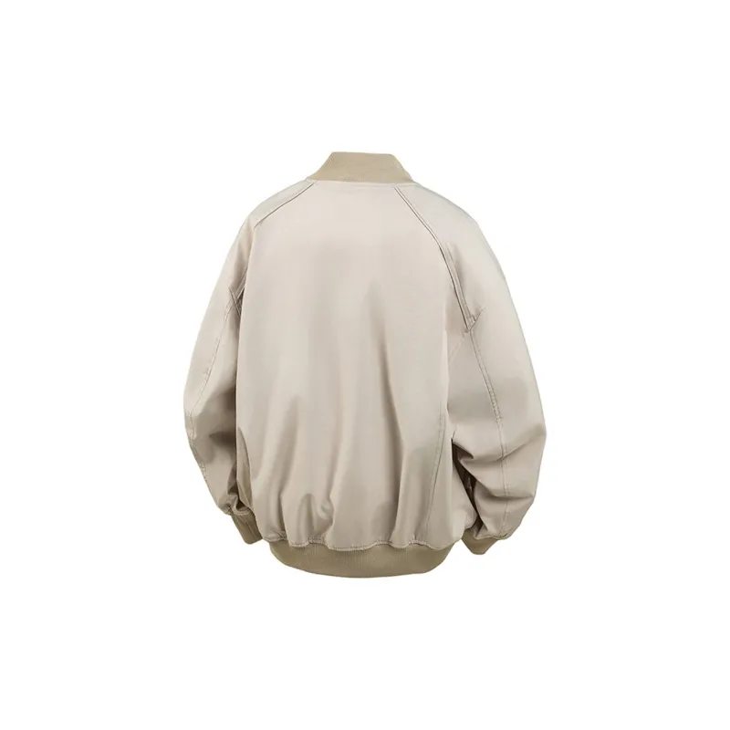 Jeep Long-Sleeved Zip Closure Stand Collar Flight Jackets & Coats Unisex-1