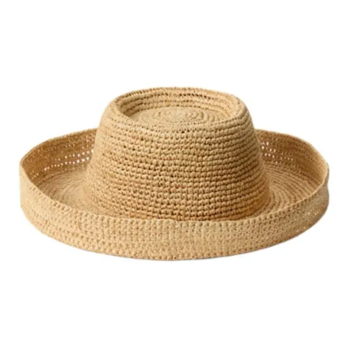 Polo Ralph Lauren Raffia Cotton Hats & Caps Women's Umber