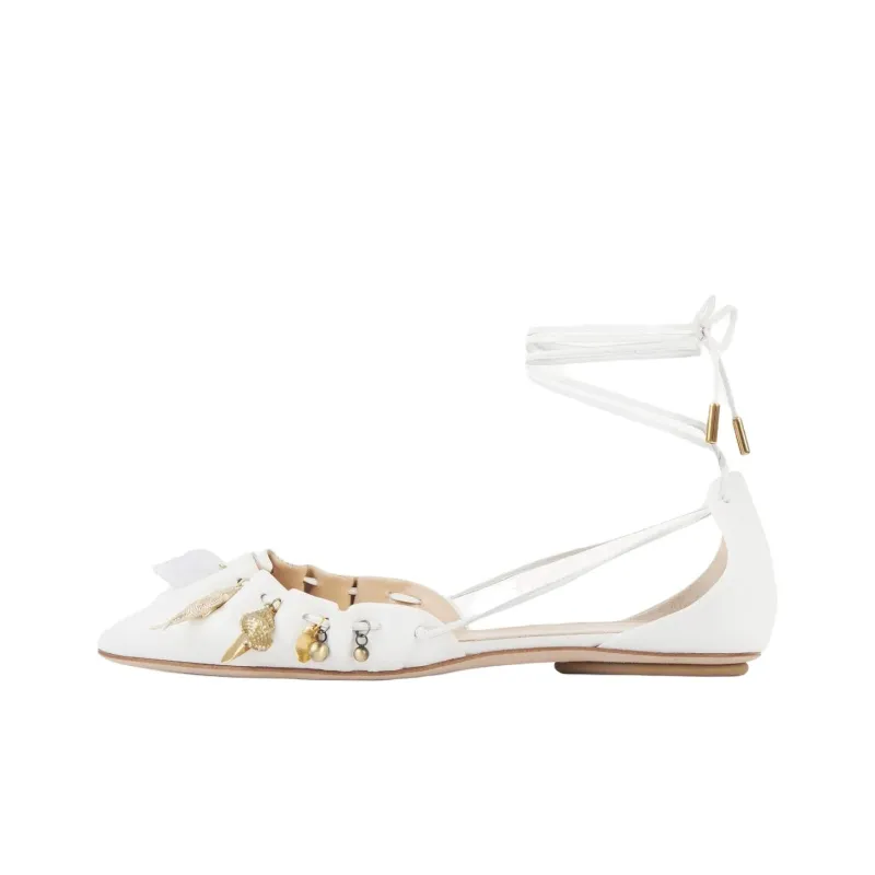 Chloe Sea Treasures Casual Single Shoes Women's White-0