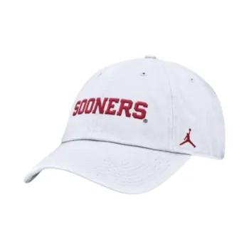 Jordan 100% Cotton Baseball Caps Men's White