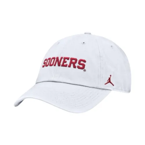 Jordan 100% Cotton Baseball Caps Men's White