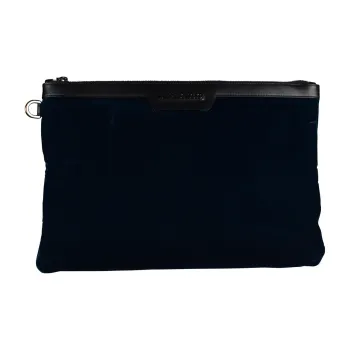 Jimmy Choo Velvet Clutch Men's Blue