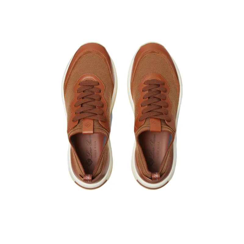 Loro Piana 410 LP Low Top Casual Shoes Men's Brown-4