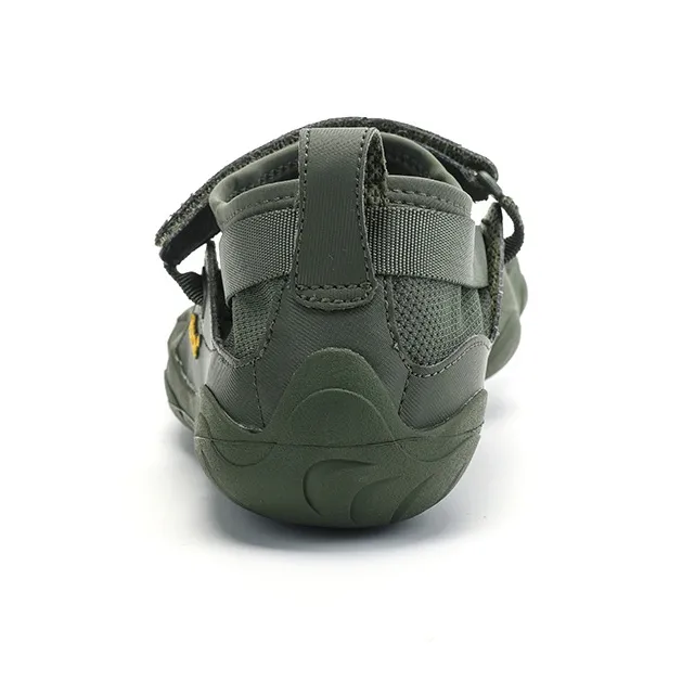 Vibram KSO Slip Resistant Support Lightweight Low Top Training Shoes Men's Army Green-2