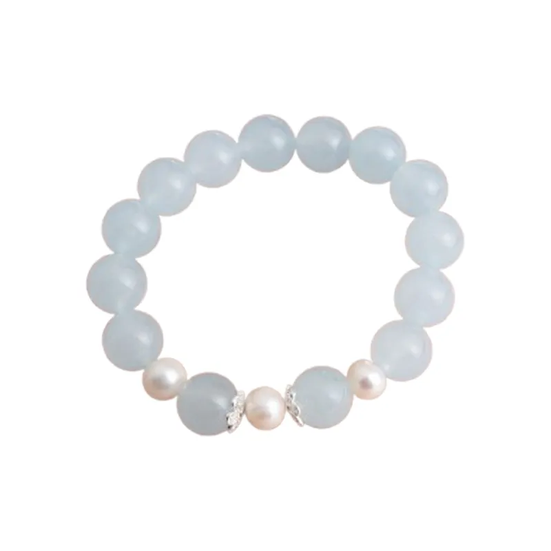 PIARA Synthetic Aquamarine Bracelets Women's-0