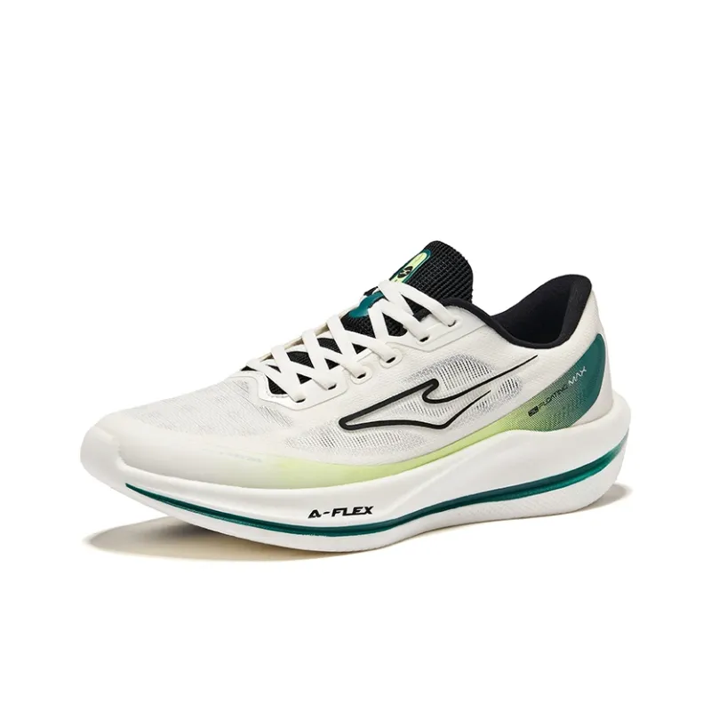 Erke Water Float 6MAX Rebound Lightweight Breathable Low Top Training Running Shoes Men's Microcrystal White Jet Black-2