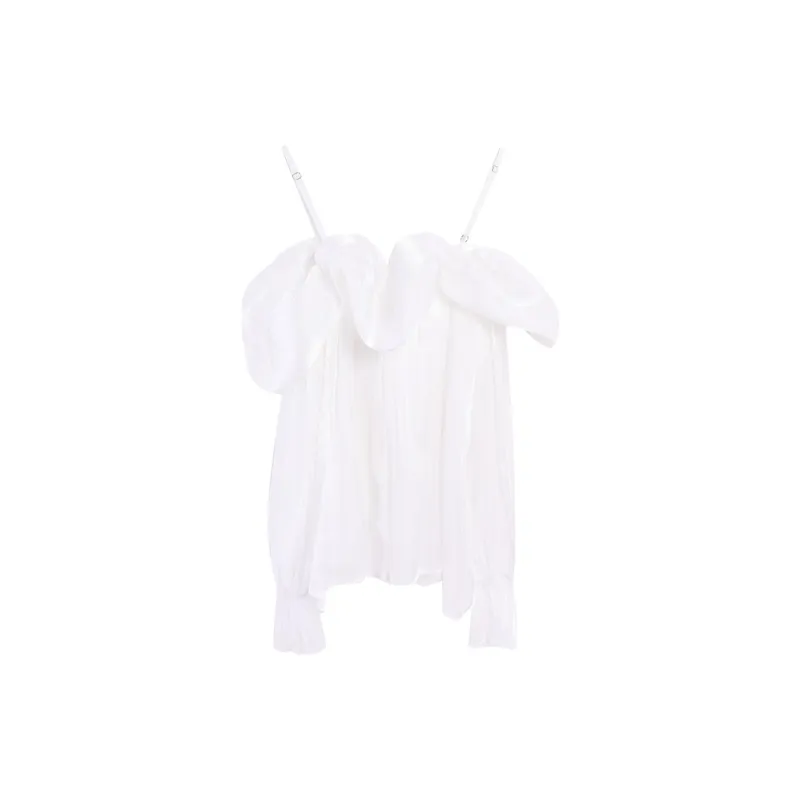 DEDY Chiffon Shirts Women's-1