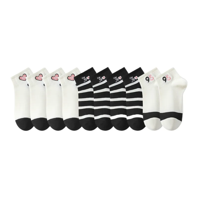 Cotton Gene Ankle Socks Women's 10 Pack-12