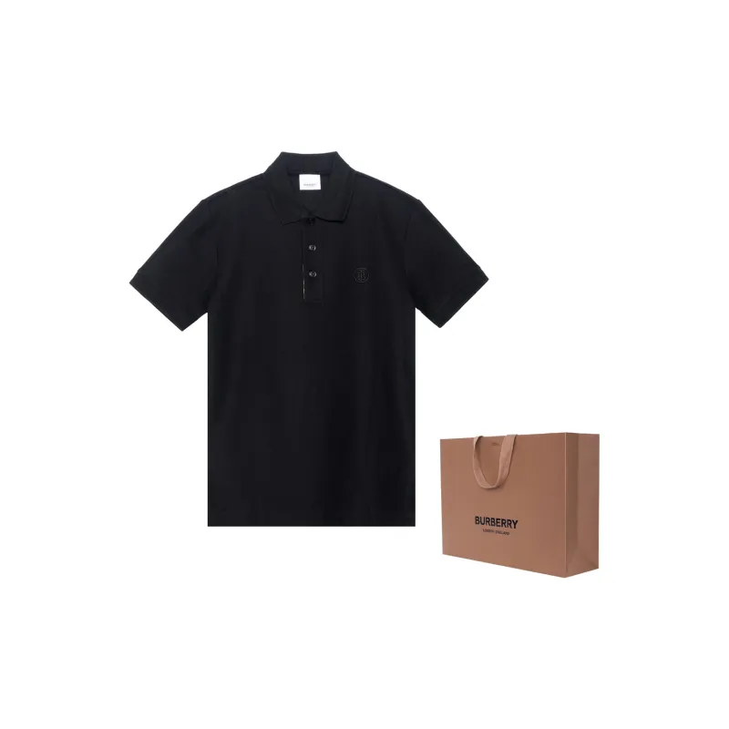 Burberry Monogram Motif Cotton Pique Polo-7