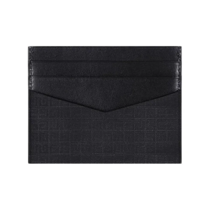 GIVENCHY 4G Polyamide Card Clip Card Holder Men's Black-1