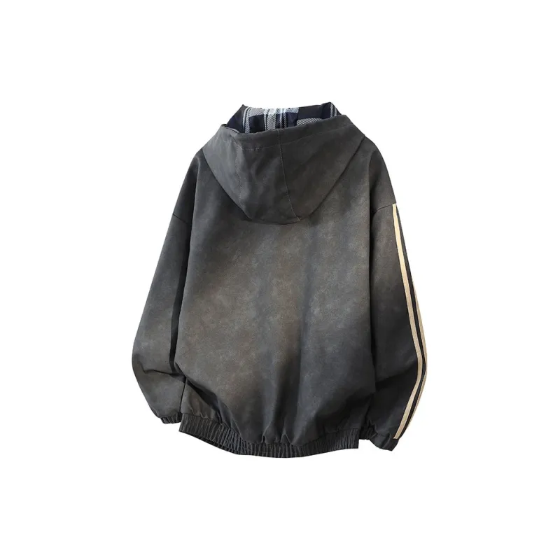 BRUMAIRE Leather Jacket Unisex Dark Gray-1