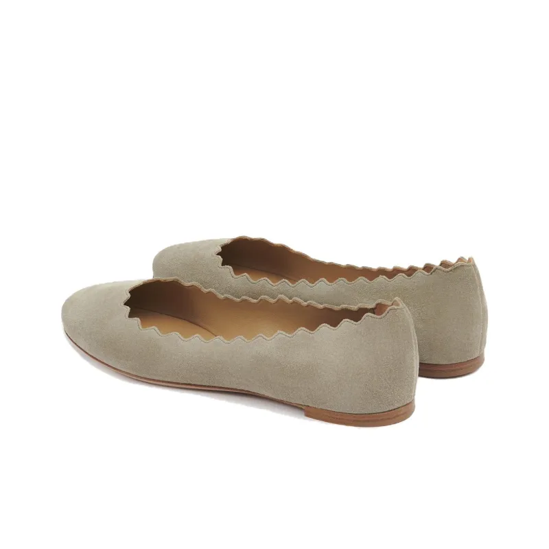 Chloe Lauren Casual Single Shoes Women's Gray Green-3
