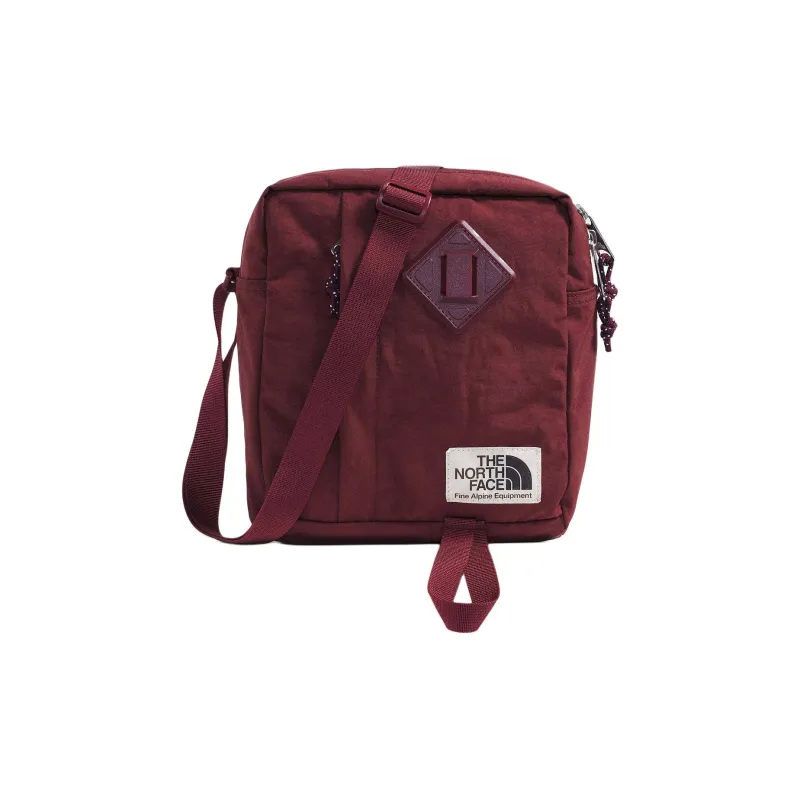 THE NORTH FACE Berkeley Nylon Shoulder Bag Crossbody Bag Regular Unisex Burgundy-0