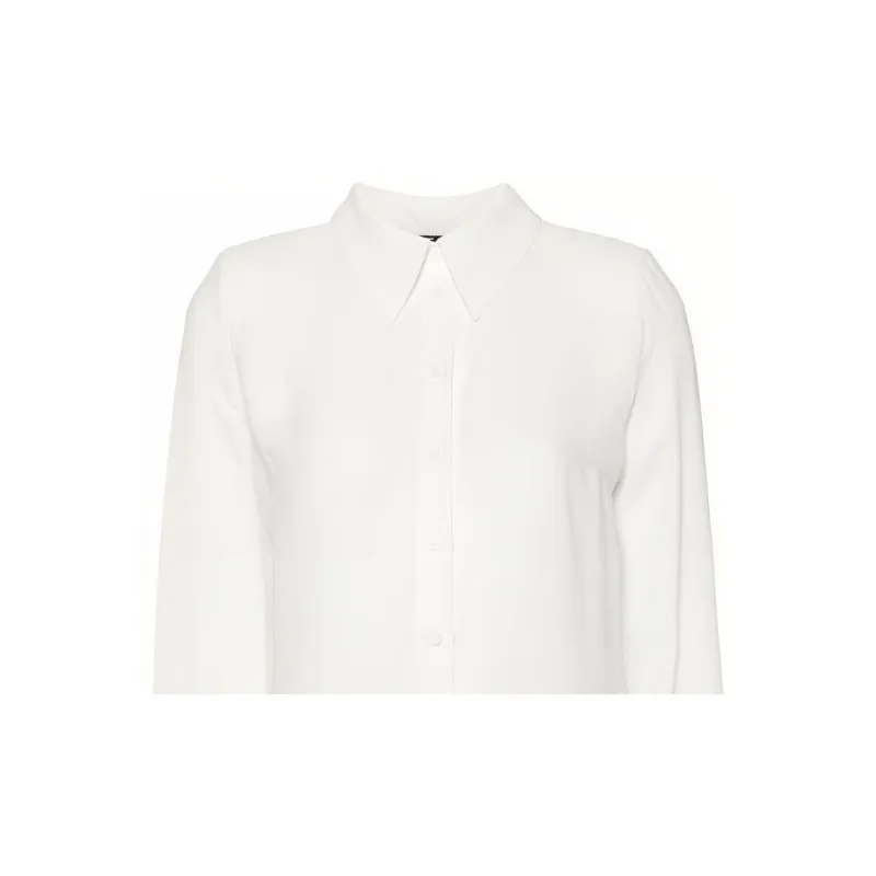Elisabetta Franchi Logo Printed Long Sleeved Blouse-4