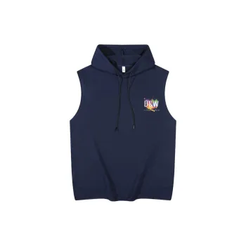 D&W Tank Tops Unisex Navy Blue