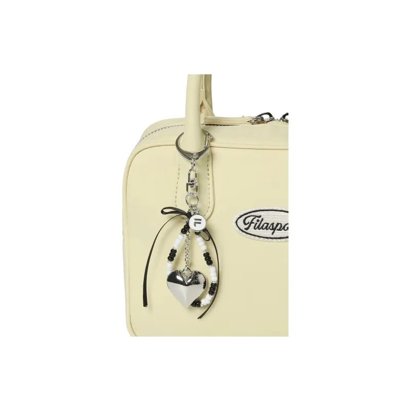 FILA Polyester Tote Bag Shopping Bag Handbag Women's Yellow-3