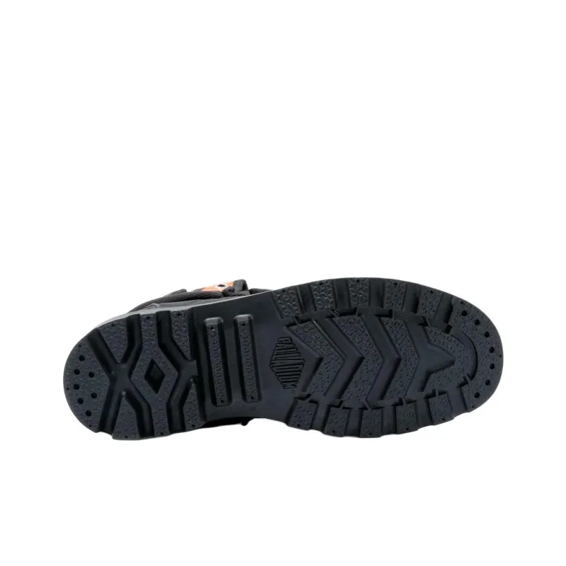 Palladium Ankle Boots Unisex Black Orange-4