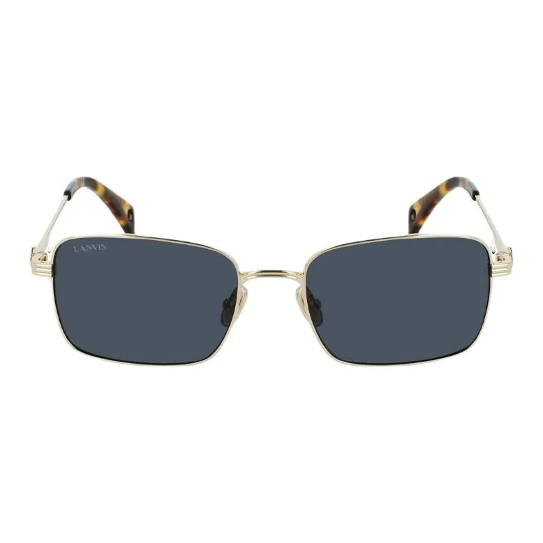 Lanvin Metal Rectangular Sunglasses Unisex Yellow-1