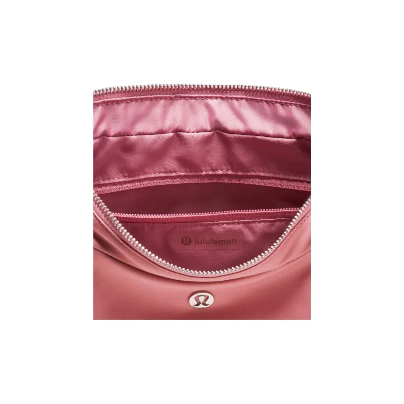 Lululemon Nylon Handbag Shoulder Bag Regular Women's Pink-3