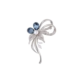 VIOLET Copper Alloy Brooches Women's