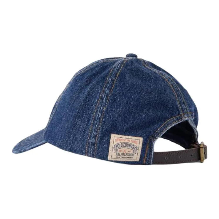 Polo Ralph Lauren Denim, 100% Cotton Baseball Caps Men's Blue-2