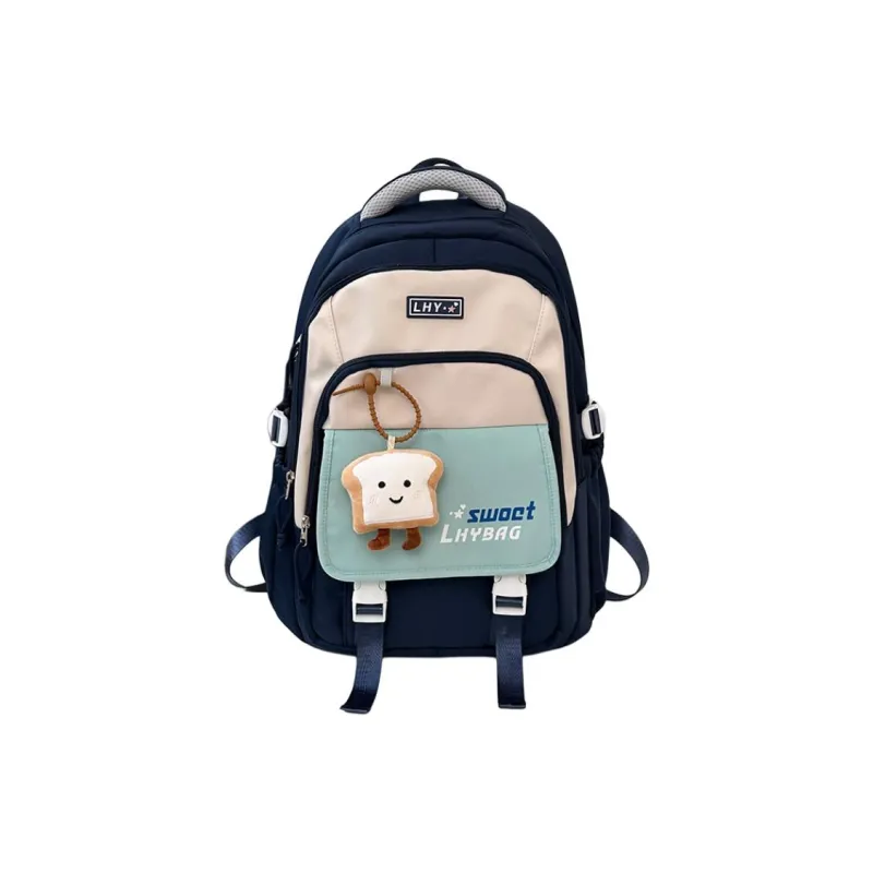 URBAN FOREST Nylon Backpack Women's Black/Burgundy/Purple/Khaki/Light Blue/Dark Blue-10