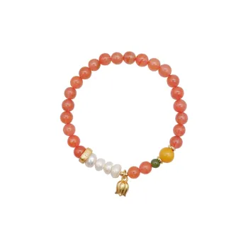 GITHA Southern Red Agate Bracelets Unisex
