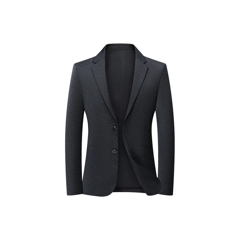 PIERRE CARDIN Business Suit Men's Blue Gray-0