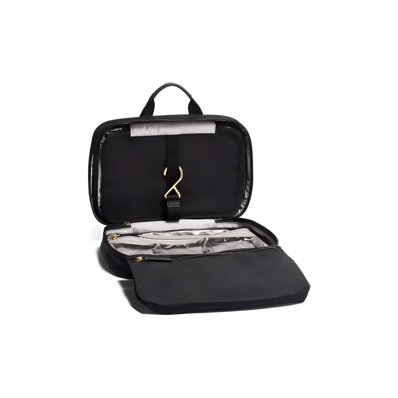 TUMI Voyageur Nylon Makeup Bag, Toiletry Bag Women's Black-2