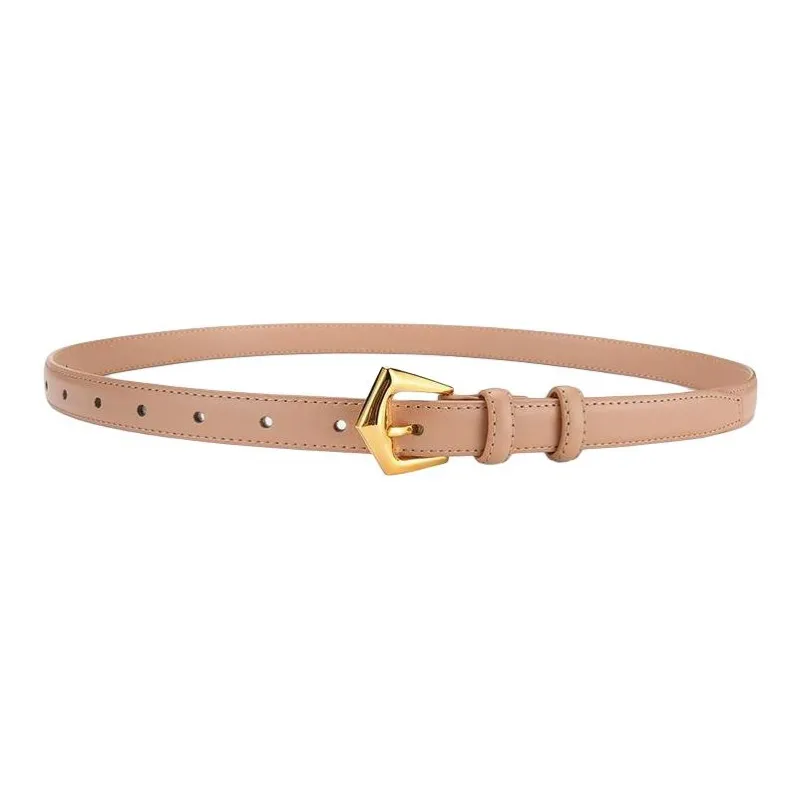 TUCANO Cow Split Leather Belts Women's Width 2cm-5