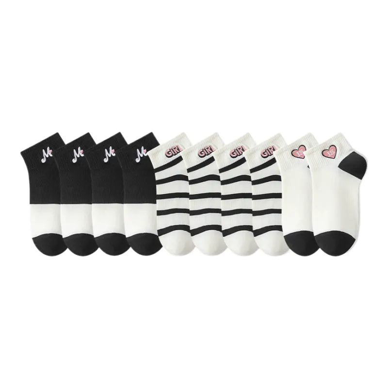 Cotton Gene Ankle Socks Women's 10 Pack-6