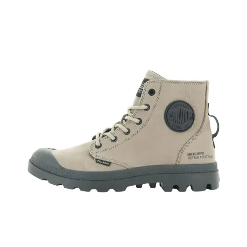 Palladium Pampa Ankle Boots Men's Gray