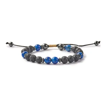 Topgirl Volcanic Stone Bracelet Adjustable Size Men's