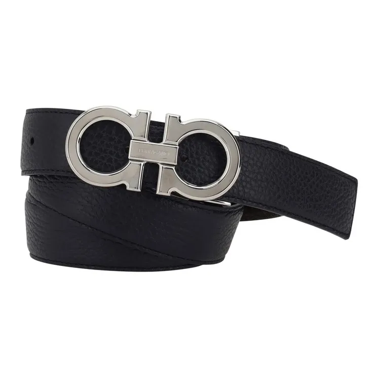 Ferragamo Gancini plaque Belt-0