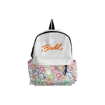 URBAN FOREST Nylon Backpack Regular Unisex Multicolor/Cat Paw/Bear Head