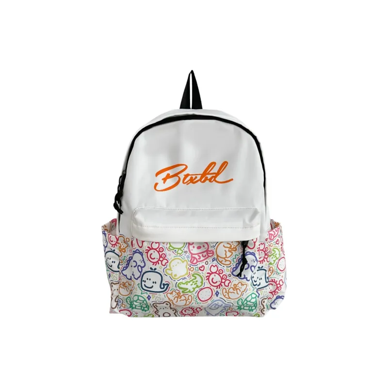 URBAN FOREST Nylon Backpack Regular Unisex Multicolor/Cat Paw/Bear Head-0