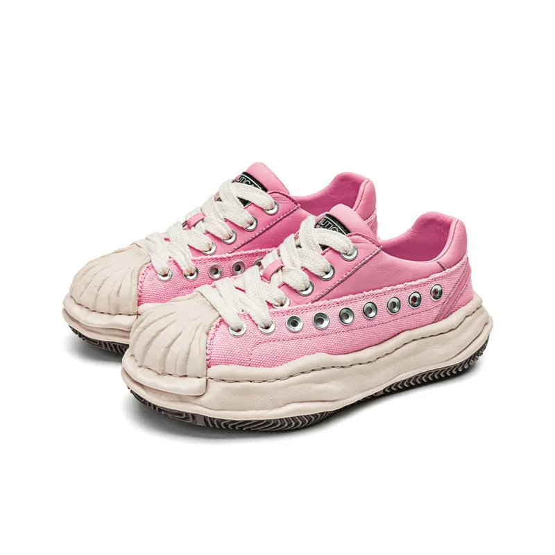 NAUTICA Anti Slip And Wear Resistant Lightweight Height Increasing Low Top Skateboard Shoes Women's Pink-1