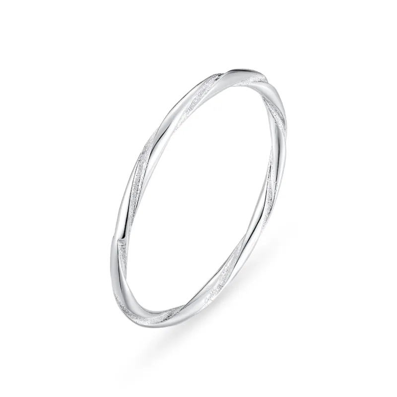 OSSINMI 999 Fine Silver Bangles Women's-0
