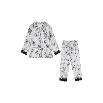EFUTON Pajama Set Women's White